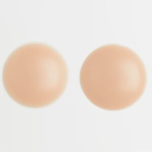 Seamless Nude Silicone Reusable Nipple Covers (Beige)